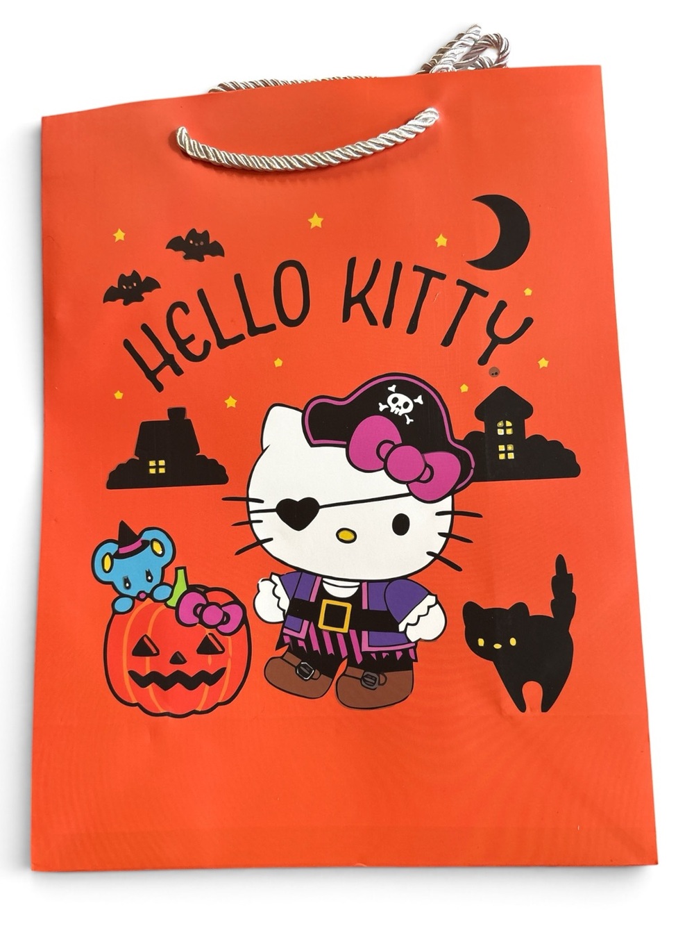 Hello Kitty Orange Pirate Halloween Tote